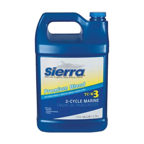 Sierra Marine 2 Stroke Premium Tc-W3 Oil (Blue) 3.78L