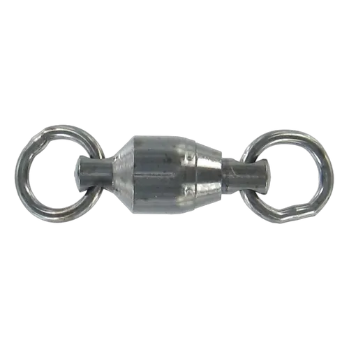 Shogun Black Ball Bearing Swivel+Ring #1 30lb Pkt 5