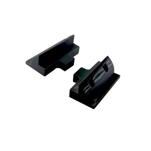 Short Side Brackets 180mm (Set of 2) - Black