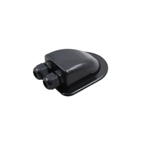 Cable entry Box ( 2 x cable glands) - Black