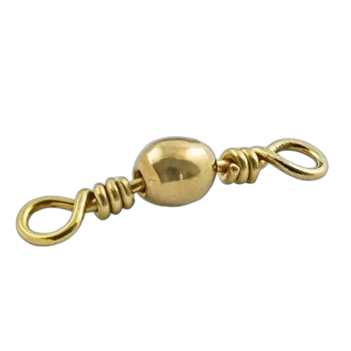 Seahorse Brass Barrel Swivel Size 7 - 10pcs