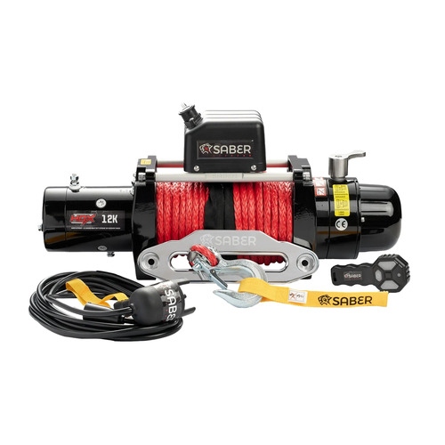Saber Offroad 12000lbs HDX Winch - NEW