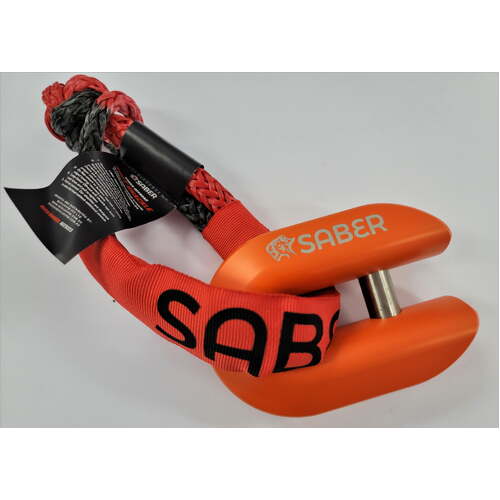 Saber Offroad 7075 Alloy Winch Shackle - Cerakote Orange