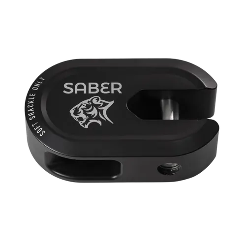 Saber Offroad 7075 Alloy Winch Shackle Short - Cerakote Black