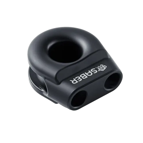 Saber Offroad 6061 Aluminium Spliced Winch Thimble UPDATED DESIGN- Cerakote Black