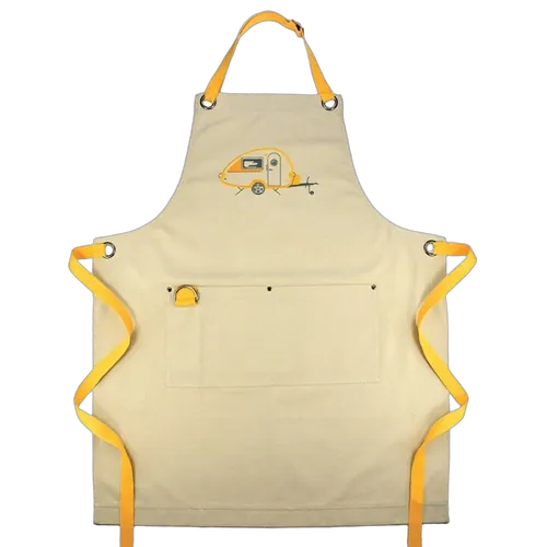 Van Go Collections Embroidered Apron Teardrop Caravan Autumn