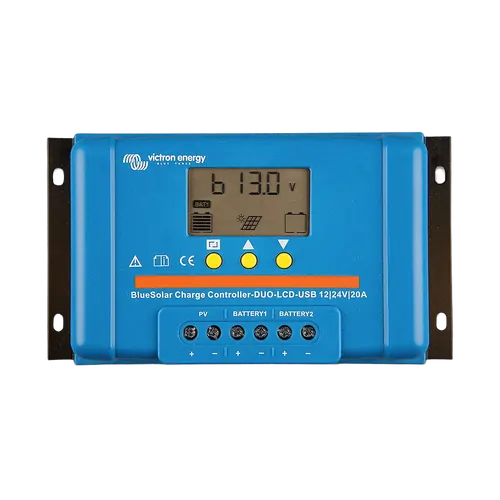 Bluesolar Pwm Duo-Lcd&Usb 12/24V-20A