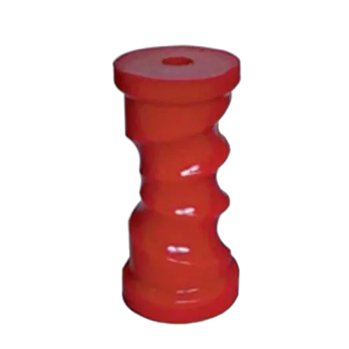 6" Inch Self Centering Roller Red Urethane