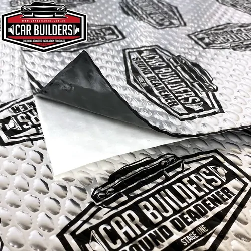 Car Builders Stage 1 Sound Deadener Silver w/ logo