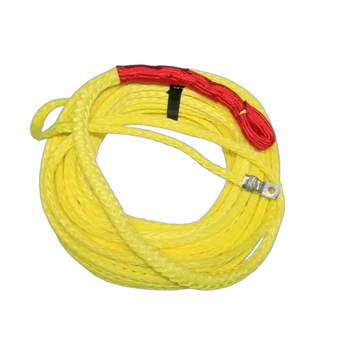 Winch Rope Polyurethane Coated 10mm x 40m Hi-Vis Yellow (Each) - SUP-SWR10-40YL