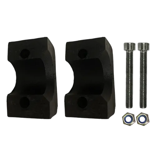 Superior Drop Shackle Block Mounts Suitable For Toyota LandCruiser 76/78/79 Series (Pair) - LCR79DSBM