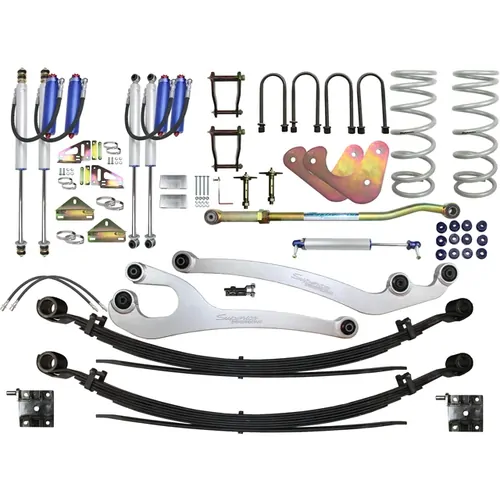 Superior Remote Reservoir 2.0 Superflex 3 Inch (75mm) Lift Kit Suitable For Toyota LandCruiser 78/79 Series 6 Cyl (Kit)