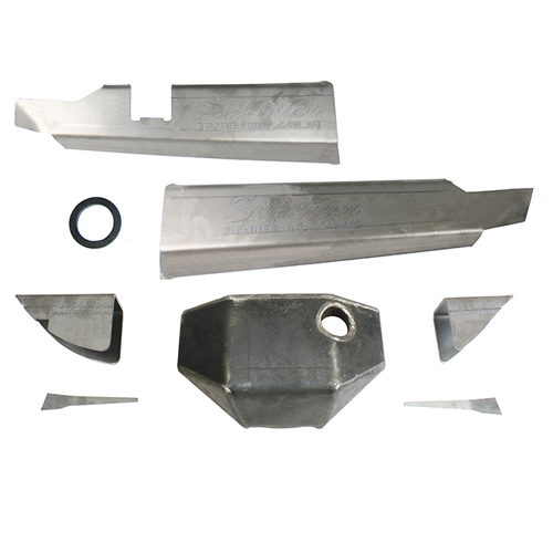 Superior High Clearance Super Duty Rear Diff Brace Kit Suitable For Nissan Patrol GQ/GU H233 (with Diff Guard) (Kit)