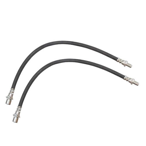 Brake Lines Rubber 4-5 Inch (100-125mm) Front Suitable For LandCruiser 105 Series (ABS) (Pair) - SSC-LCR105BRL5FABS
