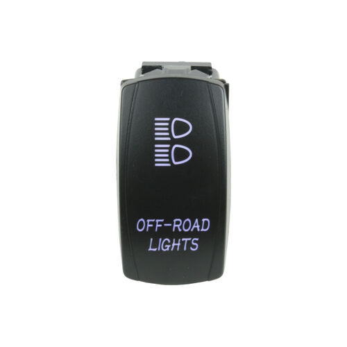 Rocker Switch Off-road Lights Blue LED (Each) - LJ11