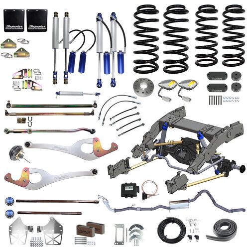 Superior Outback Tourer Bolt In Coil Conversion 4 Inch Lift, Track Corrected Chromoly Diamond Diff, 4T GVM Suitable For Toyota Landcruiser 79 Series D