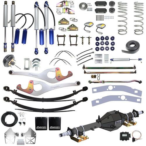 Superior Outback Tourer Leaf Sprung 4 Inch Lift, Track Corrected Chromoly Diamond Diff, 4T GVM Suitable For Toyota Landcruiser 79 Series Dual Cab (VSC