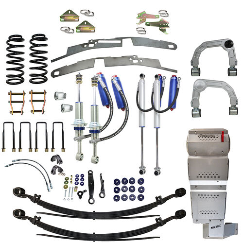 Superior Outback Explorer Australia Wide Legal 4 Inch (100mm) Lift, 33 Inch Tyres, 3.56t Gvm Suitable For Toyota Hilux Revo 2015-12/2024 (Dual Cab Onl