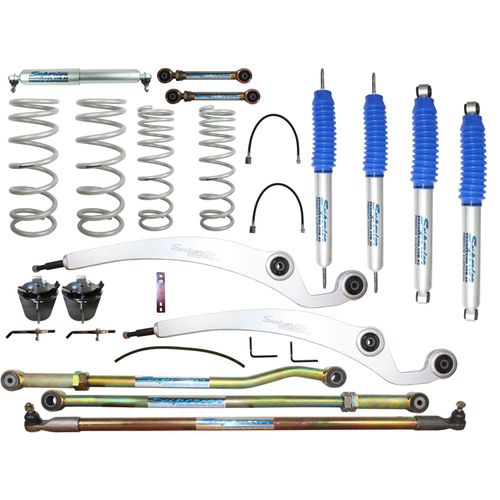 Superior Nitro Gas Twin Tube Dropped Radius Lift Kits Suitable For Nissan Patrol GU 2000 on Wagon (Kit) - SUP-NG-GU2DRAN-XXX