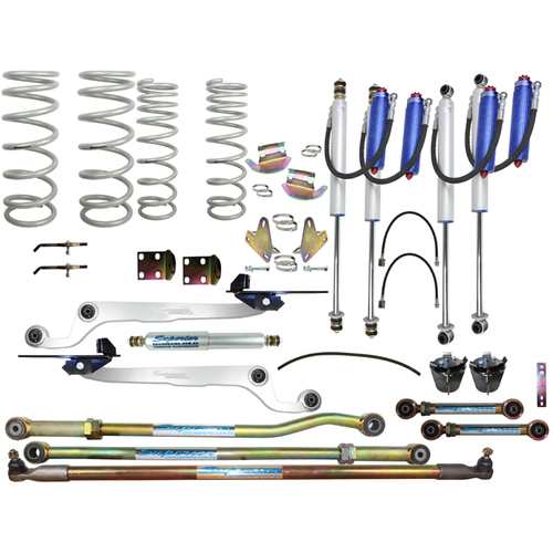 Superior Remote Reservoir 2.0 Hybrid Dropped Radius Lift Kits Suitable For Nissan Patrol GU 2000 on Wagon (Kit) - SUP-RR-HBDRANGU2-XXX