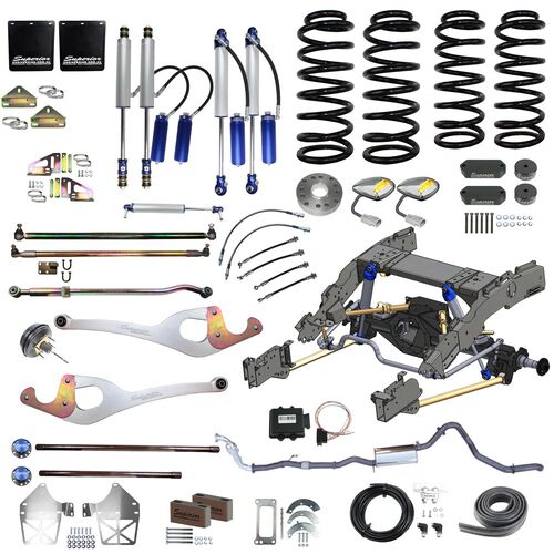 Superior Outback Tourer Bolt In Coil Conversion 2 Inch Lift, Track Corrected Chromoly Diamond Diff, 4.2T GVM Suitable For Toyota Landcruiser 79 Series