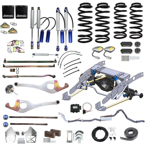 Superior Outback Tourer Weld In Coil Conversion 2 Inch Lift, Track Corrected Chromoly Diamond Diff, 4.2T GVM Suitable For Toyota Landcruiser 79 Series