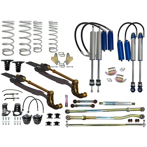 Superior Remote Reservoir 2.5 Hybrid 5 Link 5 Inch (125mm) Lift Kit Suitable For Nissan Patrol GU 2000 on Wagon (Kit)