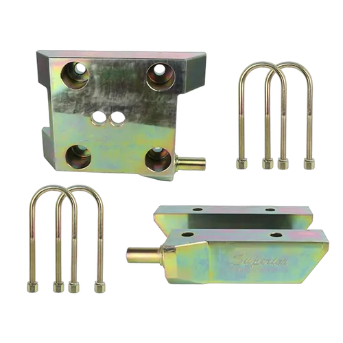 Superior U-Bolt Plate High Clearance Billet Steel Suitable For Nissan Patrol GQ (Rear Only) (Pair) - NISGQUBLTPLTGEN3