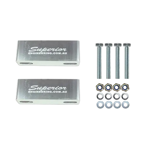 Superior Billet Series 6061 - T6 Alloy Sway Bar Extensions Suitable For Toyota LandCruiser 76/78/79/80/105 Series Front 0-2 inch (0-50mm) Lift - LFSB3