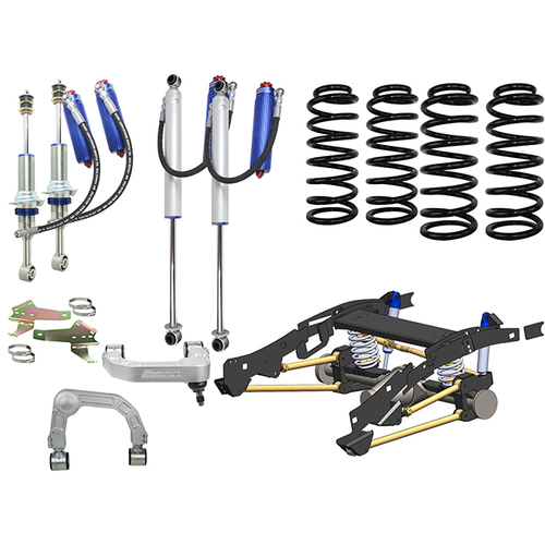 Superior Weld In Coil Conversion VSB14 Approved w/Remote Reservoir Shocks (Front and Rear) Suitable For Toyota Hilux Revo 2015 on - SUP-RR-REVOCOIL2-K