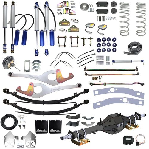 Superior Outback Tourer Leaf Sprung 4 Inch Lift, Track Corrected Chromoly Diamond Diff, 4T GVM Suitable For Toyota Landcruiser 79 Series Single Cab (V