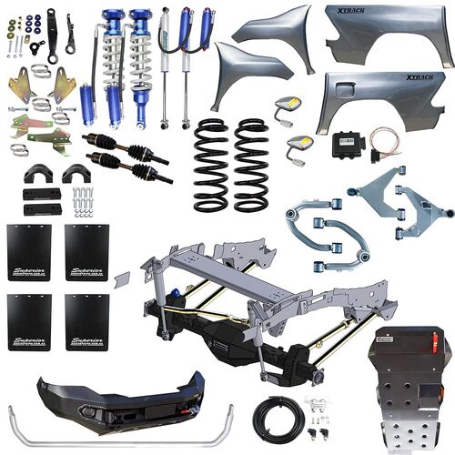 Superior X-Track Australia Wide Legal Wide Track, 35 Inch Tyres, 3.56t GVM Suitable For Toyota Hilux Revo 2015 on(SR/SR5 Dual Cab) - SUP-REVOXTRACK-KI