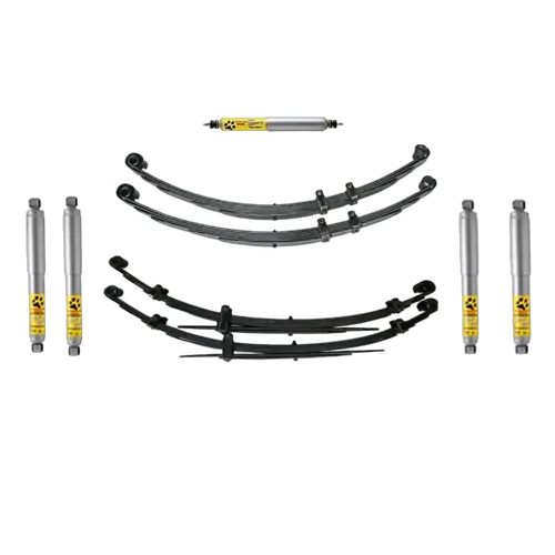 Superior 2 Inch (50mm) Lift Kit Suitable For Nissan Patrol MQ with Tough Dog 41mm Shocks (Kit) - MQSTFRT41