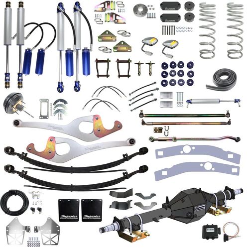 Superior Outback Tourer Leaf Sprung 3 Inch Lift, Track Corrected Chromoly Diamond Diff, 4.2T GVM Suitable For Toyota Landcruiser 79 Series Single Cab