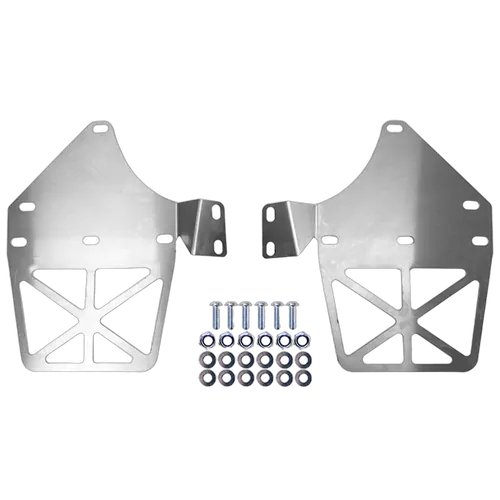 Superior -12 Offset Mudflap Brackets Suitable for Toyota LandCruiser 76/79 Series 02/2007 - 10/2022 Pre-Facelift GXL Only Front (Pair) - SUP-79MUDFLAP