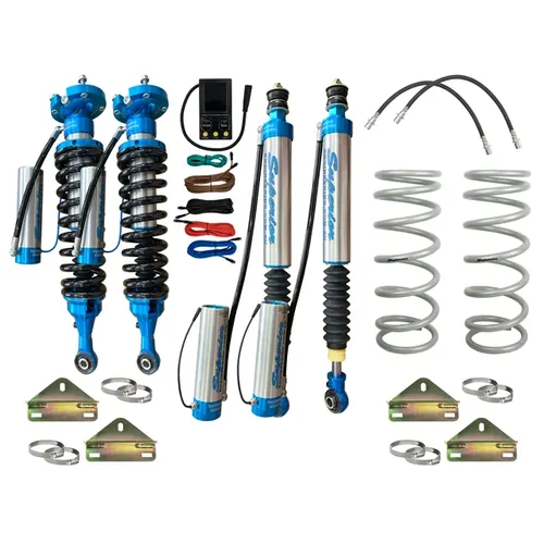 Superior Remote Reservoir ECDS 2.5 2 Inch (50mm) Lift Kit Suitable For Toyota LandCruiser 300 Series (Kit) - SUP-ECDS-LC3002