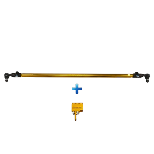 Superior 7075 - T6 Alloy Drag Link Solid Bar 2-6 Inch (50-150mm) Lift Suitable For Nissan Patrol GU Ute and Pre 1/2000 Wagon Adjustable - GUDLU-AL