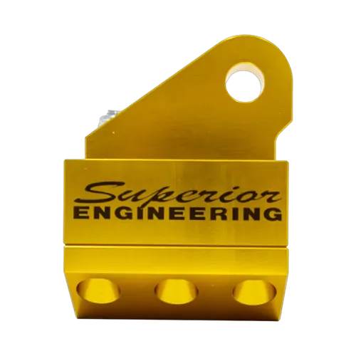 Superior Billet Series 7075 Alloy Damper Bracket Suitable For Toyota LandCruiser 79 Series (Tapered Pin) - BDLBLC79TP-KIT