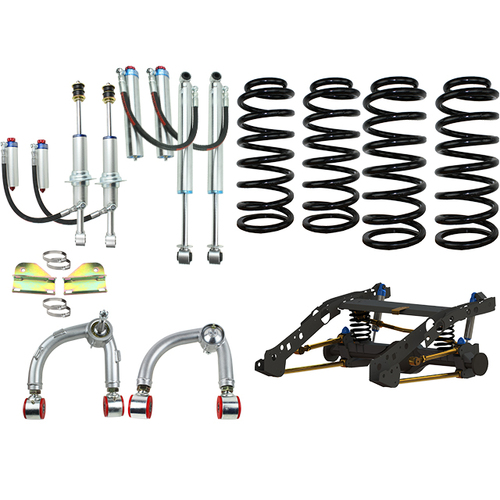 Superior Weld In Coil Conversion VSB14 Approved w/Remote Reservoir Shocks (Front and Rear) Suitable For Ford Ranger PXIII (2018-2022) - SUP-RR-RAGPXII