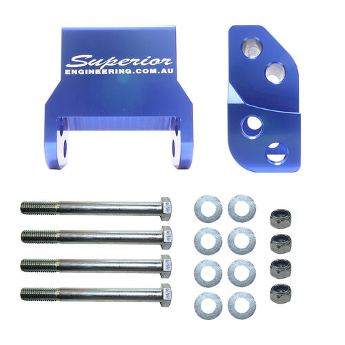 Superior Billet Series 6061 - T6 Alloy Crossmember Drop Kit Suitable For Suzuki Jimny 2018 on - CRCP-B-JIM02-C