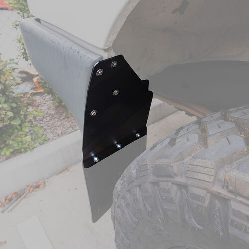 Superior Mudflap Brackets OE to -12 Offset Suitable for Toyota LandCruiser 105 Series Rear - SUP-MFBK-B-LCR36-A-XXX