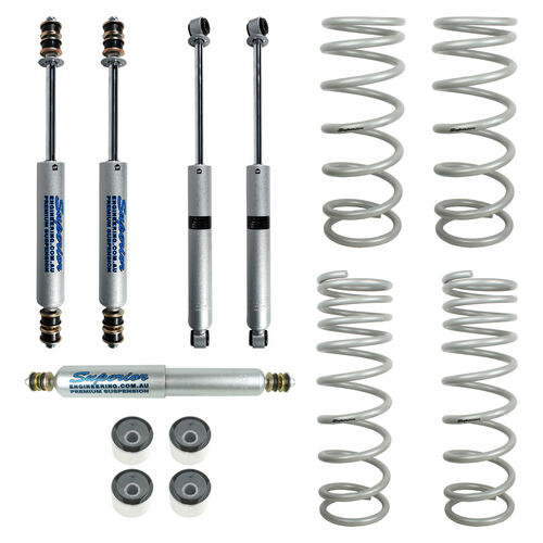 Superior Engineering 2 Inch (50mm) Lift Kit to suit Nissan Patrol GU 98-99 Wagon - SUP-GU1-W-KIT-2INCH