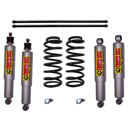 Superior 2 Inch (50mm) Lift Kit Suitable For Toyota LandCruiser 100 Series IFS (Stage 2) with Tough Dog Shocks (Kit) - 100IFSTDS2