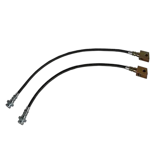 Brake Lines Braided 6 Inch (150mm) Front Suitable For Patrol GU(3lt with ABS) (Each) - SSC-GUBR3LTA6F