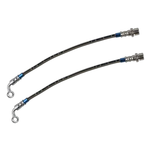 Caliper Lines Braided Rear Suitable For LandCruiser 76 Series (Pair) - SSC-L76BRCLLR