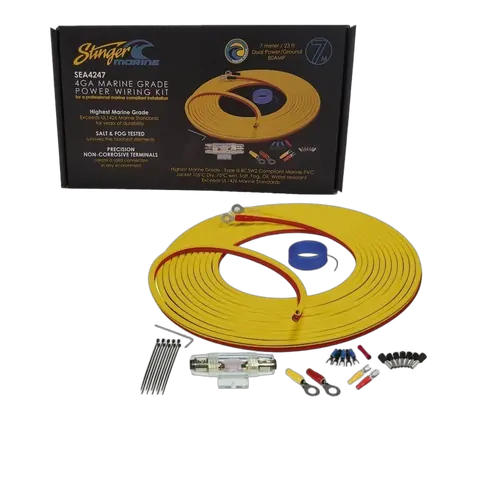 Marine 4Ga Power Wire Kit (7M)