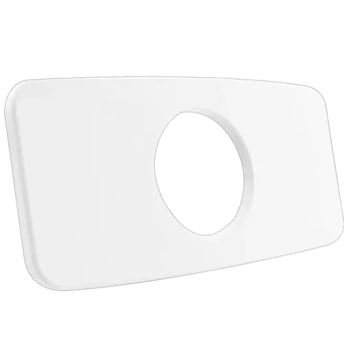 Universal Marine Dash W/3" Hole - White