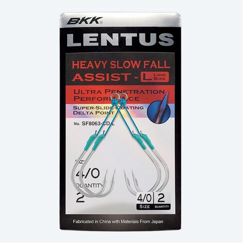 BKK SF Lentus Assist Hooks - 3/0-L - 2 double Per Pack