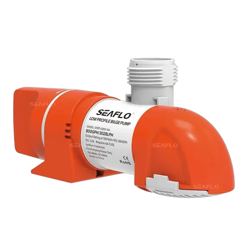 SEAFLO 14A Series Narrow Low Profile Water Level Sensing Automatic Bilge Pumps 1100GPH 12v