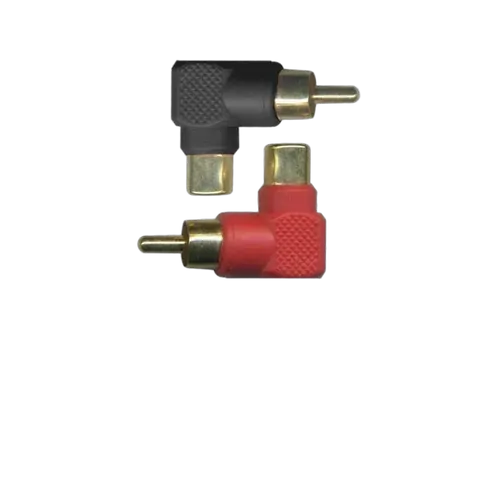 Right Angle Rca Adapters (Pair)